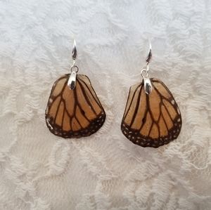 Monarch wing earrings..REAL wings!